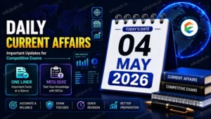 04 May 2026 Current Affairs in Hindi - EduJosh