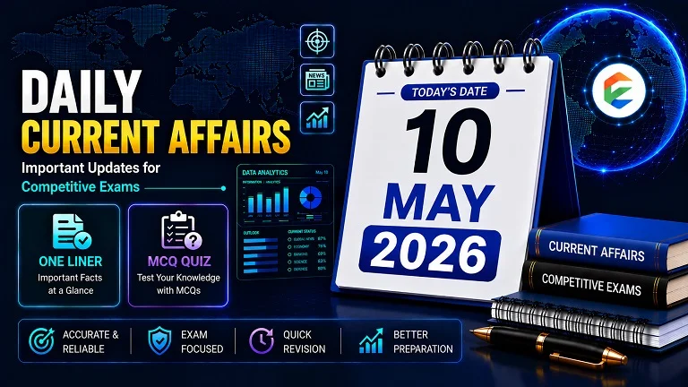 10 May 2026 Current Affairs in Hindi - EduJosh