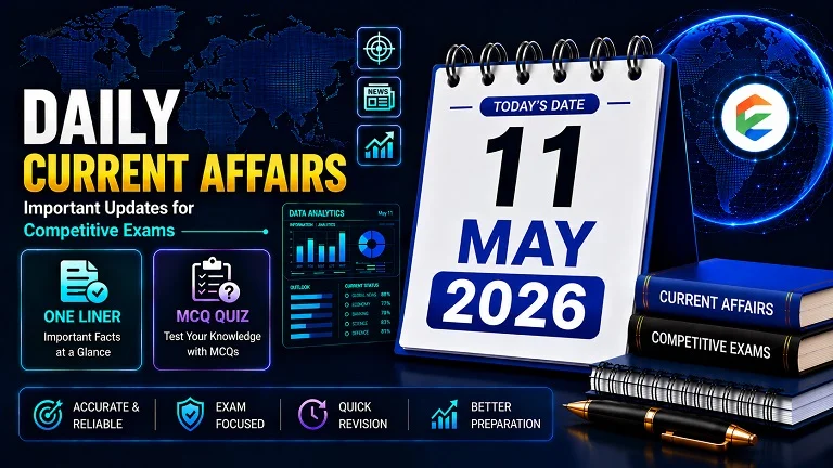 11 May 2026 Current Affairs in Hindi - EduJosh