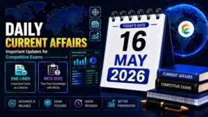 16 May 2026 Current Affairs in Hindi - EduJosh