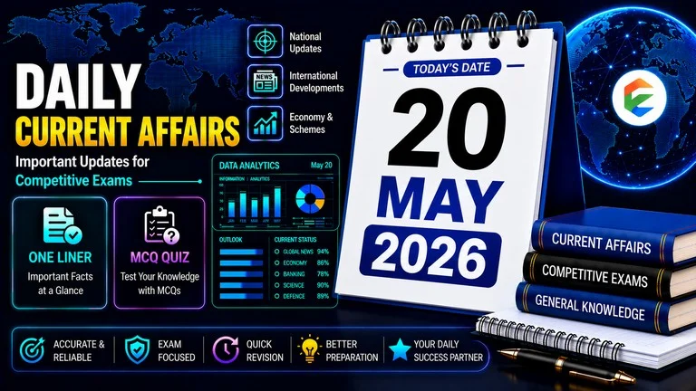 20 May 2026 Current Affairs in Hindi - EduJosh