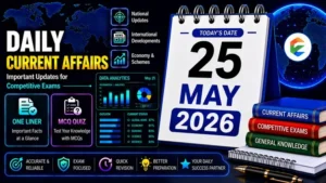 25 May 2026 Current Affairs in Hindi - EduJosh