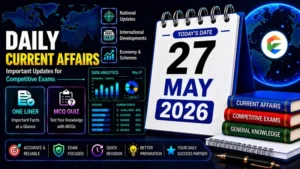 27 May 2026 Current Affairs in Hindi - EduJosh
