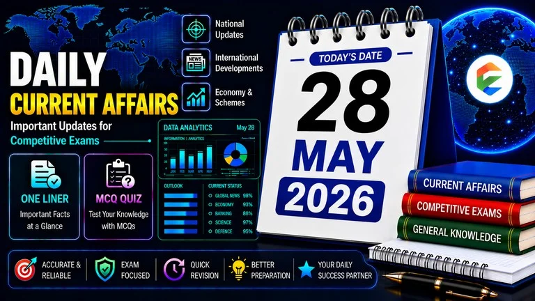 28 May 2026 Current Affairs in Hindi - EduJosh