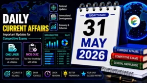 31 May 2026 Current Affairs in Hindi - EduJosh