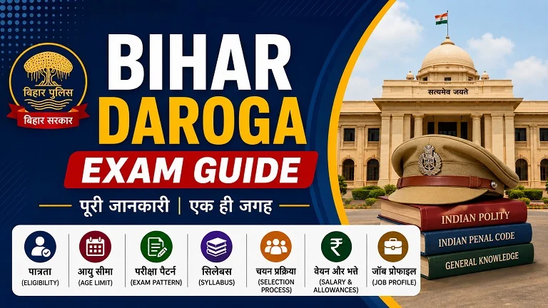 Bihar Daroga Exam Guide Complete Syllabus Pattern and Physical Standards by edujosh.in