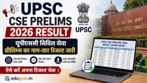 UPSC CSE Prelims 2026 Result Qualified Candidates List