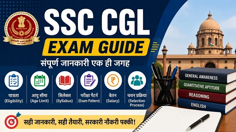 SSC CGL Exam Guide - Eligibility, Syllabus, Exam Pattern, Salary and Selection Process