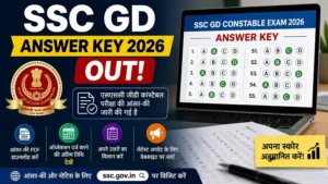 SSC GD Constable 2026 Answer Key and Response Sheet Link