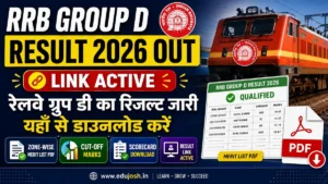 RRB Group D 2026 Exam Result Scorecard and Cut Off Link